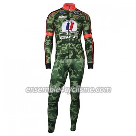 Tenue Maillot M/L + Collant à Bretelles 2017 Armee De Terre N001